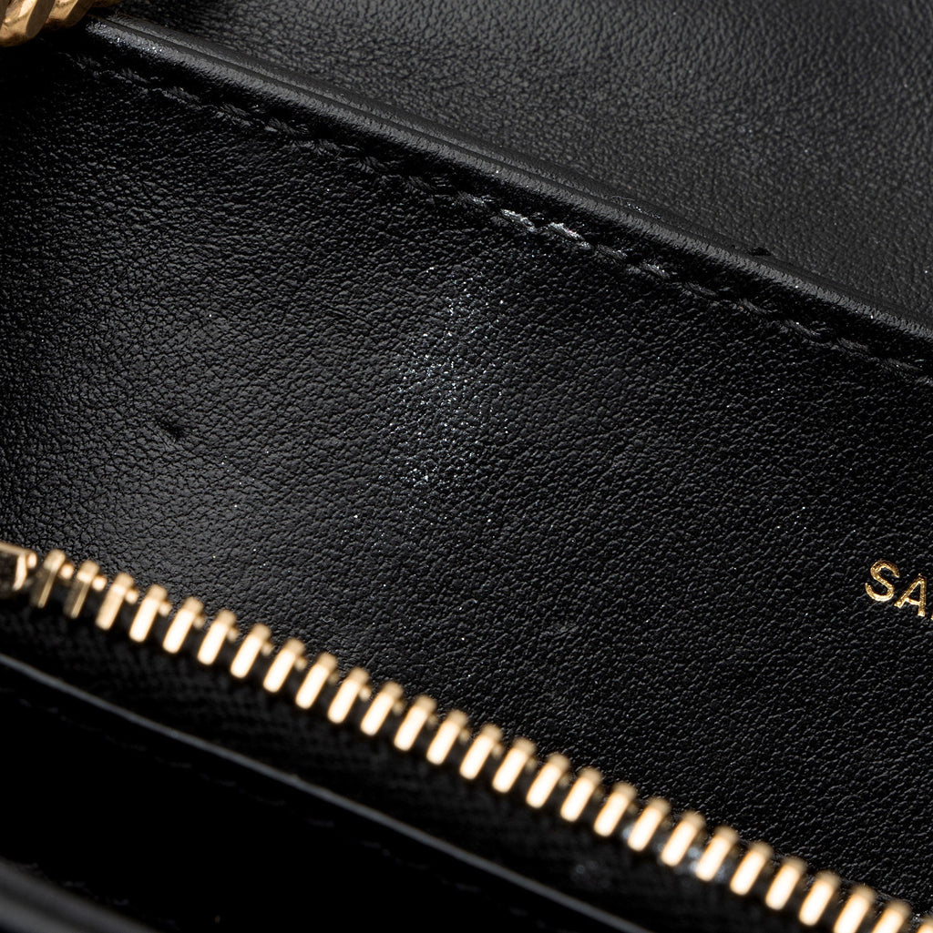Saint Laurent Matelasse Calfskin Monogram LouLou Chain Small Crossbody Bag (SHF-8o8aXB)