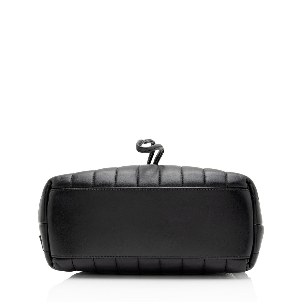 Saint Laurent Matelasse Calfskin Monogram LouLou Small Backpack (SHF-HvZDX3)