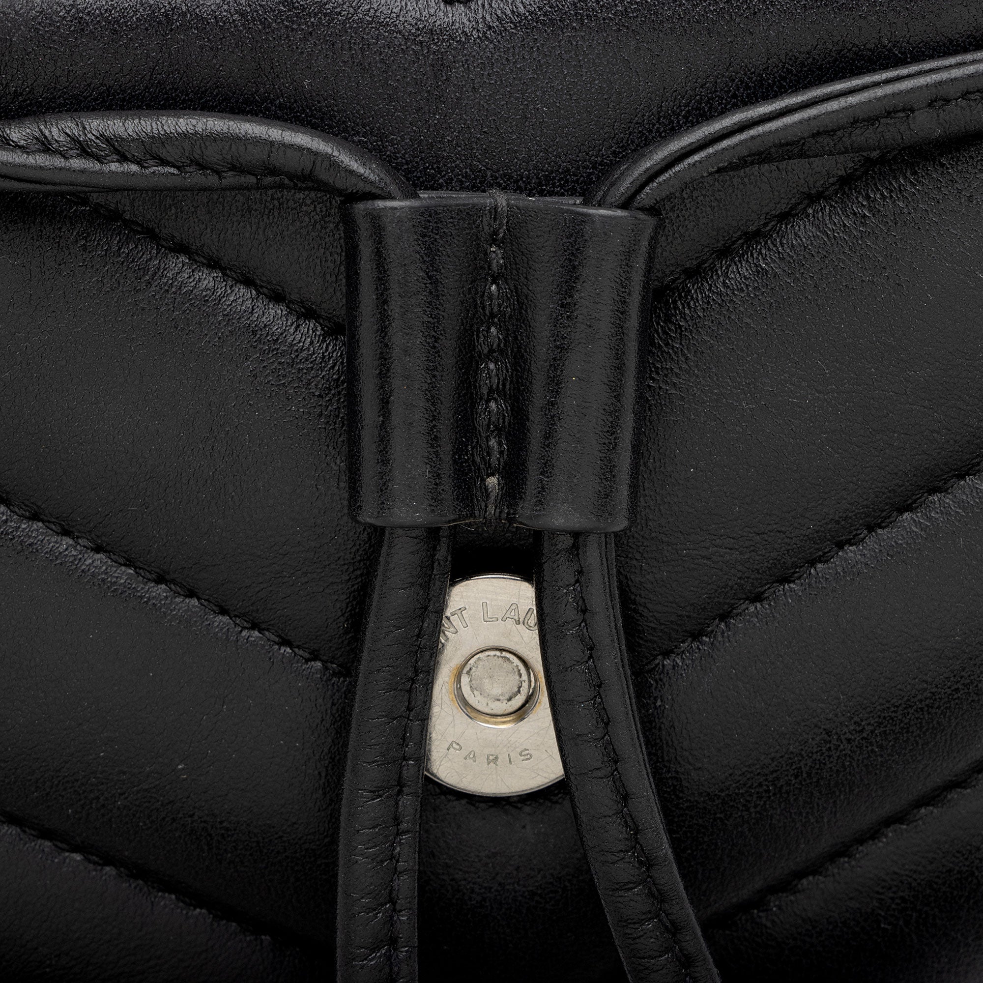 Saint Laurent Matelasse Calfskin Monogram LouLou Small Backpack (SHF-HvZDX3)