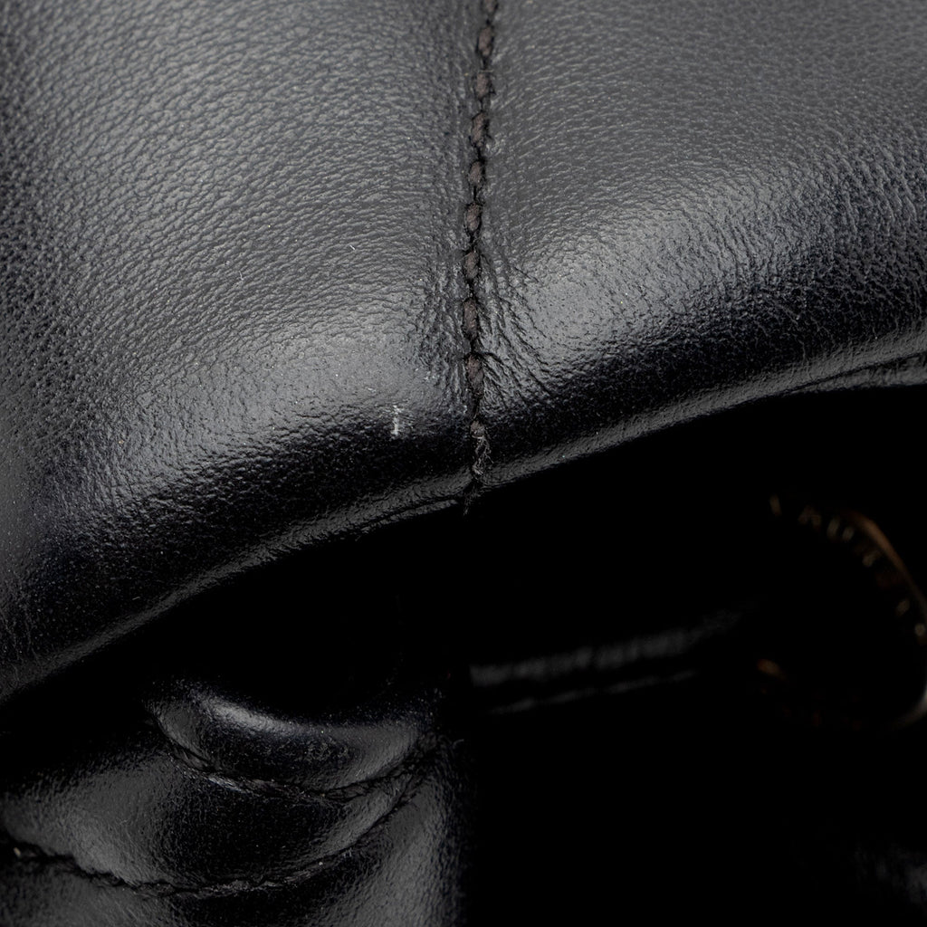 Saint Laurent Matelasse Calfskin Monogram LouLou Small Backpack (SHF-HvZDX3)
