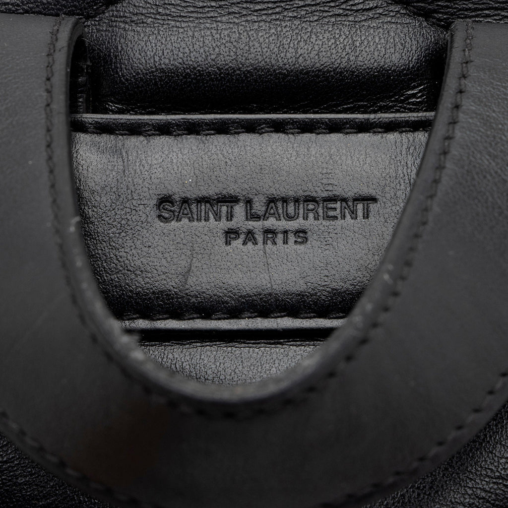 Saint Laurent Matelasse Calfskin Monogram LouLou Small Backpack (SHF-HvZDX3)