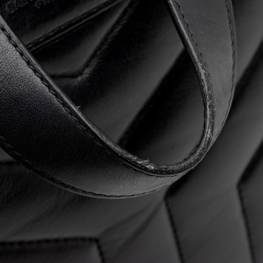 Saint Laurent Matelasse Calfskin Monogram LouLou Small Backpack (SHF-HvZDX3)