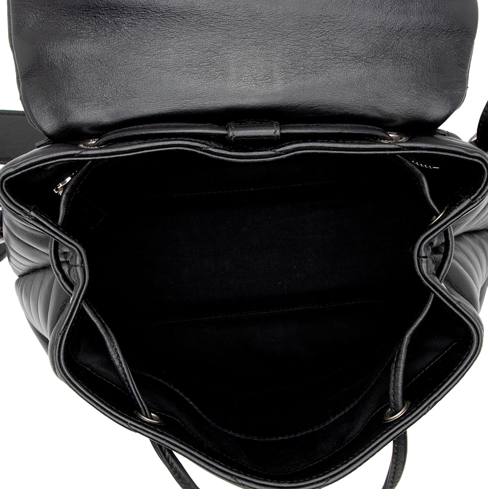 Saint Laurent Matelasse Calfskin Monogram LouLou Small Backpack (SHF-HvZDX3)