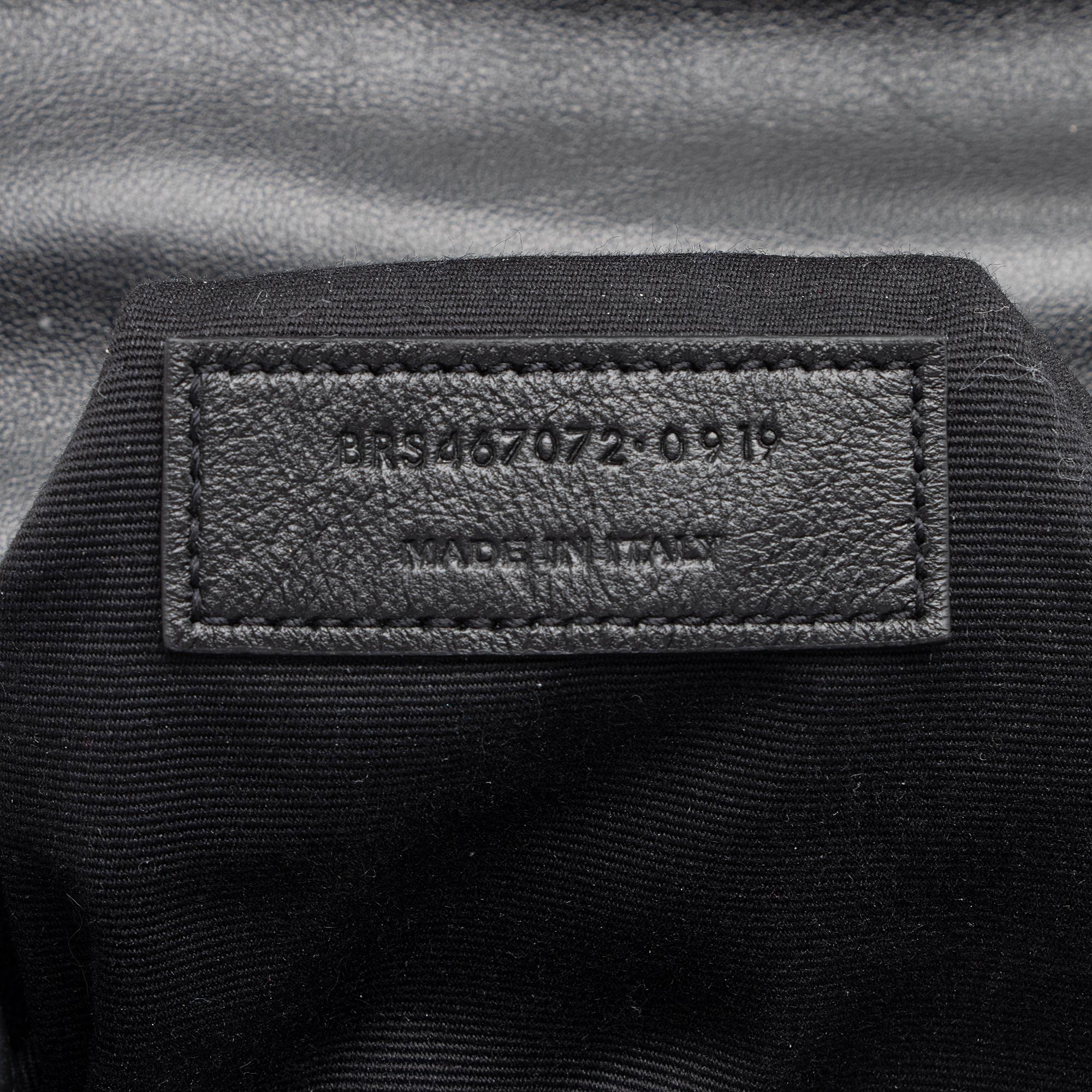 Saint Laurent Matelasse Calfskin Monogram LouLou Toy Crossbody Bag (SHF-3Lqn8O)