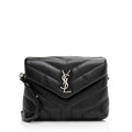 Saint Laurent Matelasse Calfskin Monogram LouLou Toy Crossbody Bag (SHF-3Lqn8O)