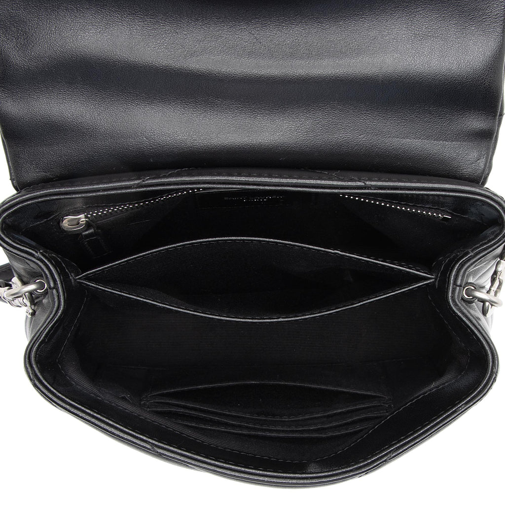 Saint Laurent Matelasse Calfskin Monogram LouLou Toy Crossbody Bag (SHF-3Lqn8O)