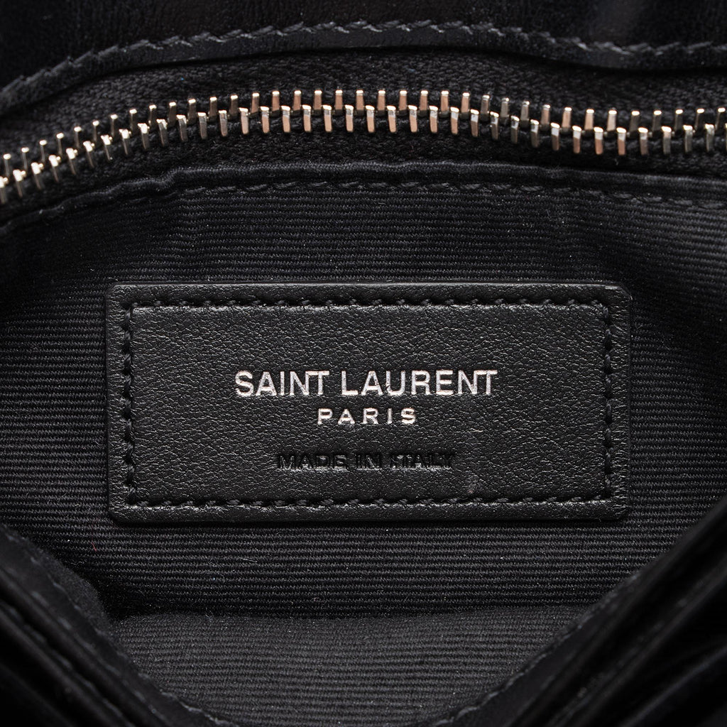 Saint Laurent Matelasse Calfskin Monogram LouLou Toy Crossbody Bag (SHF-3Lqn8O)
