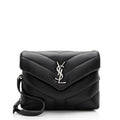 Saint Laurent Matelasse Calfskin Monogram LouLou Toy Crossbody Bag (SHF-tGwfOp)