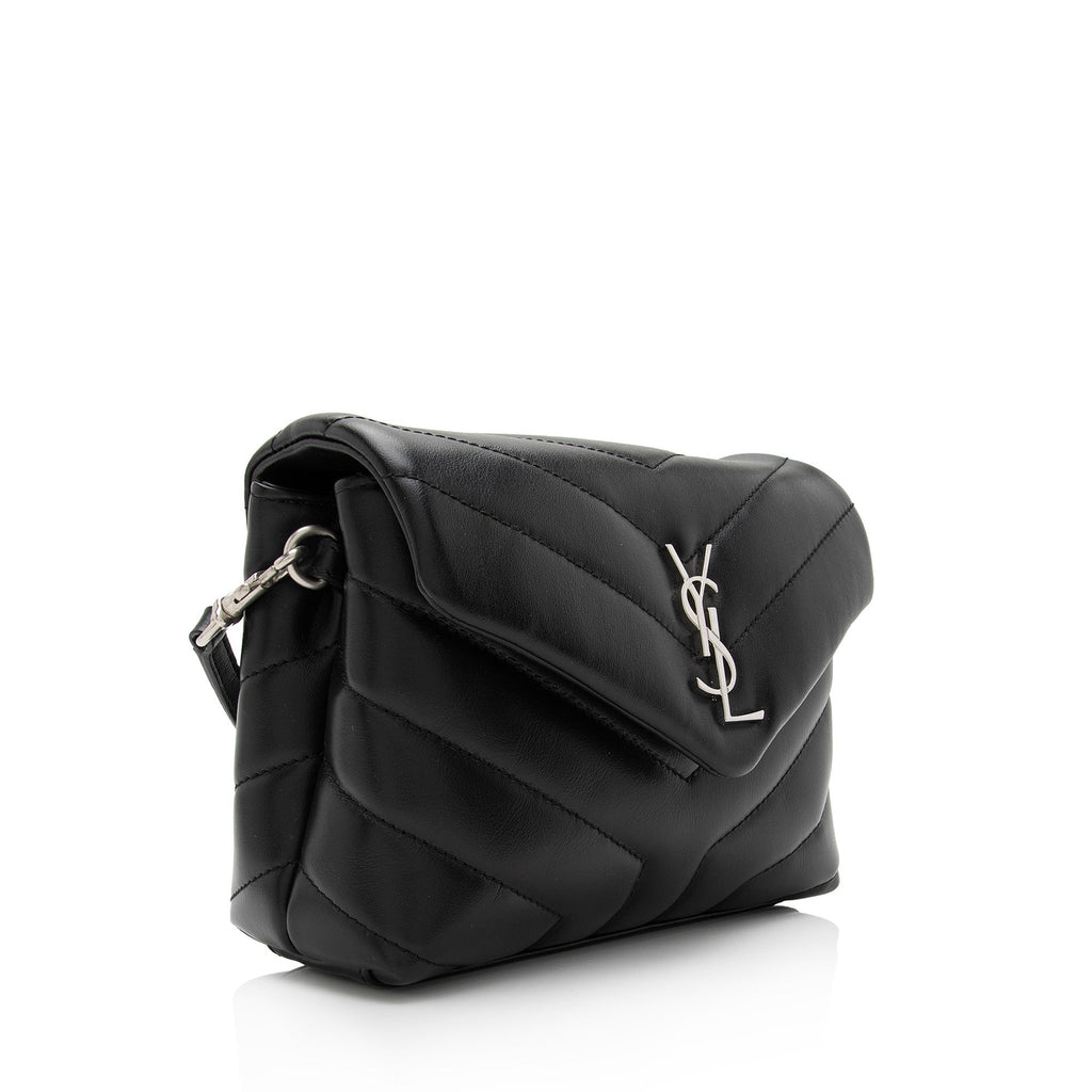 Saint Laurent Matelasse Calfskin Monogram LouLou Toy Crossbody Bag (SHF-tGwfOp)