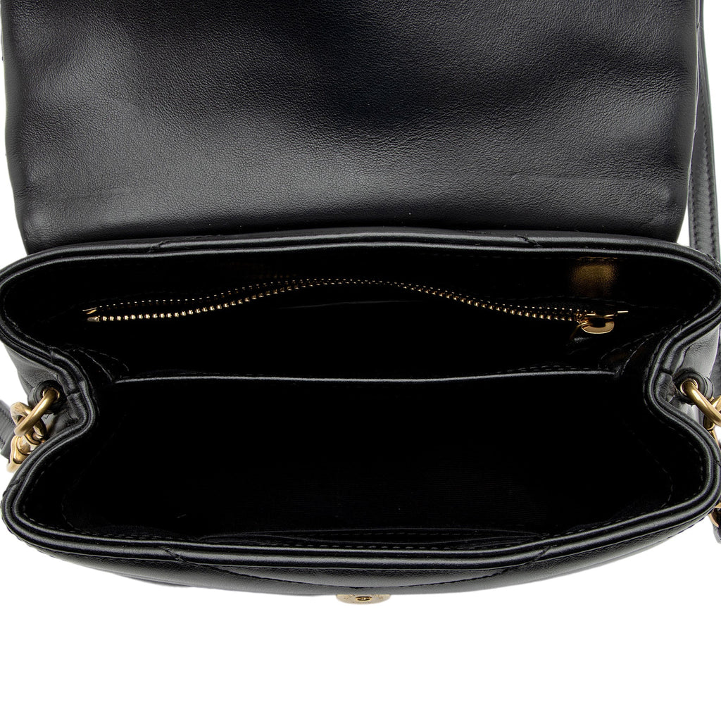 Saint Laurent Matelasse Calfskin Monogram LouLou Toy Crossbody Bag (SHF-8TLGZ0)