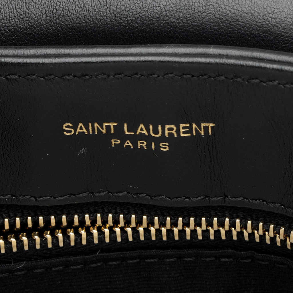 Saint Laurent Matelasse Calfskin Monogram LouLou Toy Crossbody Bag (SHF-8TLGZ0)