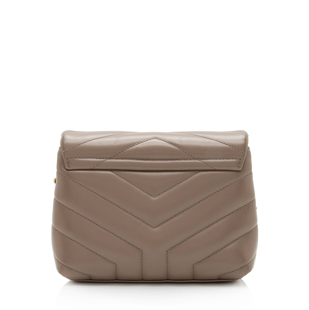 Saint Laurent Matelasse Calfskin Monogram LouLou Toy Crossbody Bag (SHF-IxNLUP)