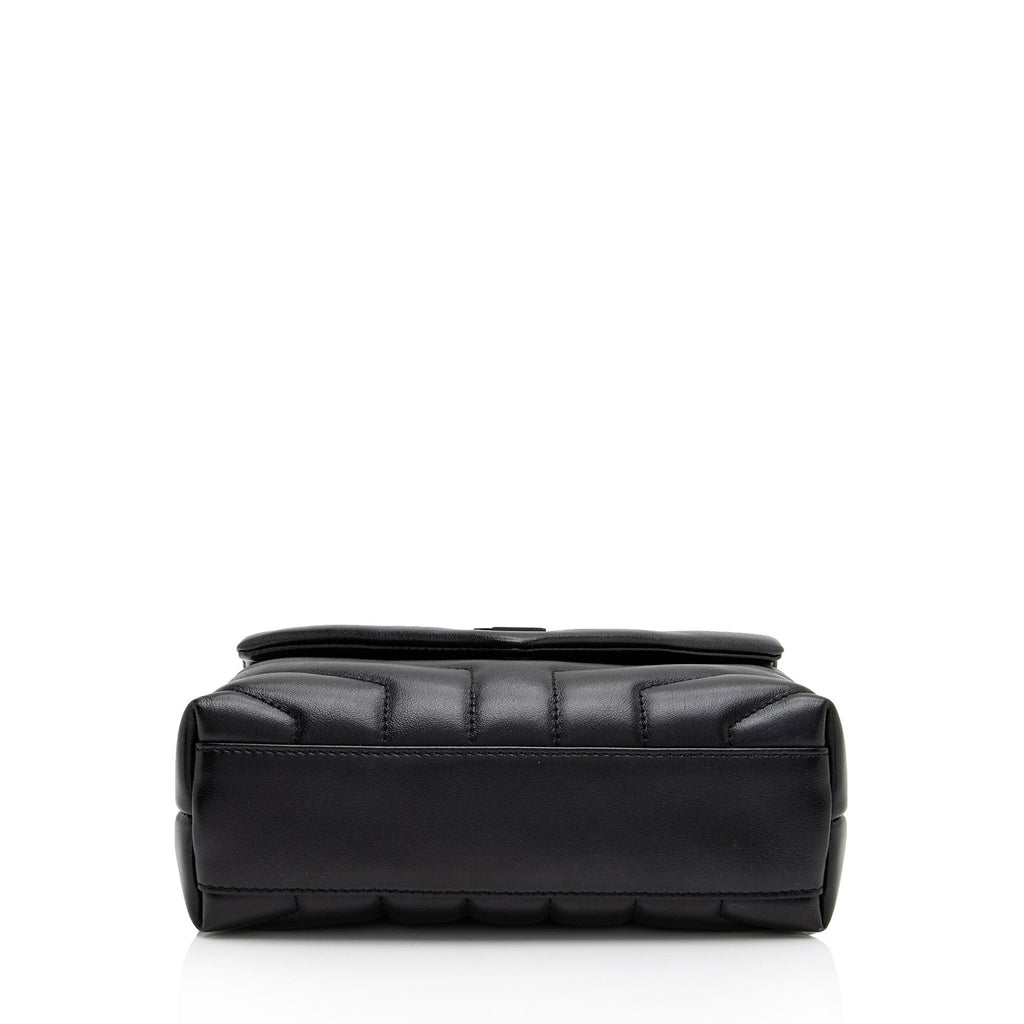 Saint Laurent Matelasse Calfskin Monogram LouLou Toy Crossbody Bag (SHF-mABiaH)
