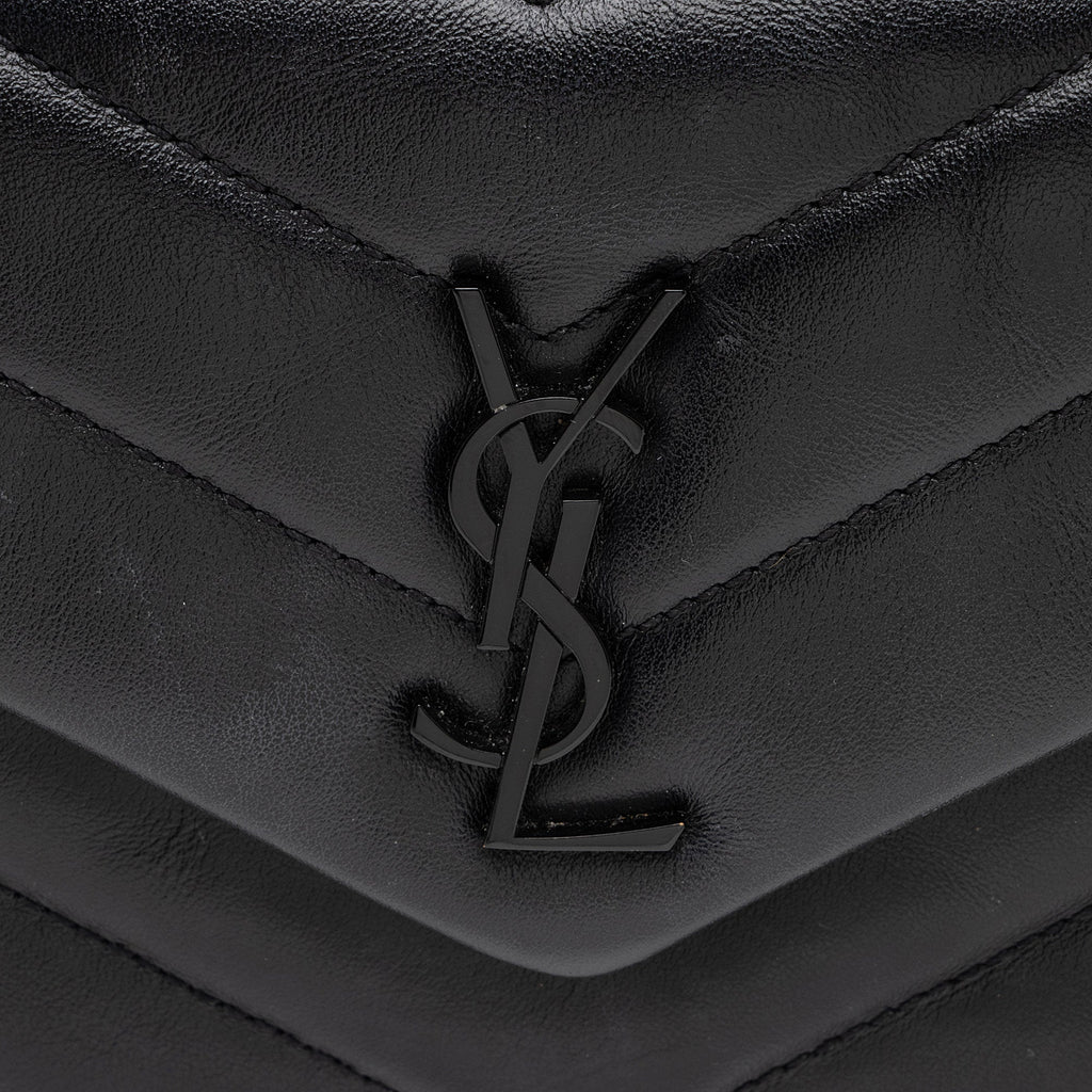 Saint Laurent Matelasse Calfskin Monogram LouLou Toy Crossbody Bag (SHF-mABiaH)