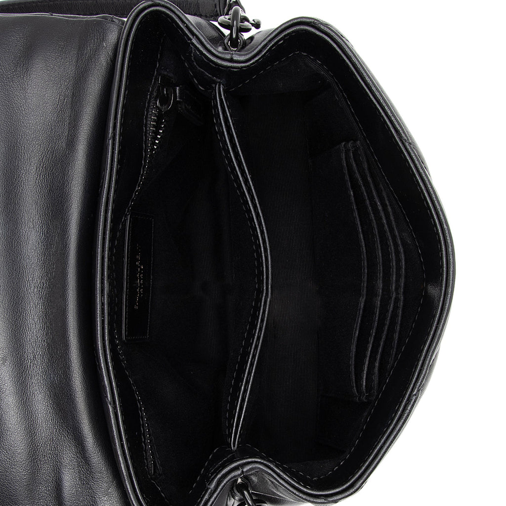Saint Laurent Matelasse Calfskin Monogram LouLou Toy Crossbody Bag (SHF-mABiaH)