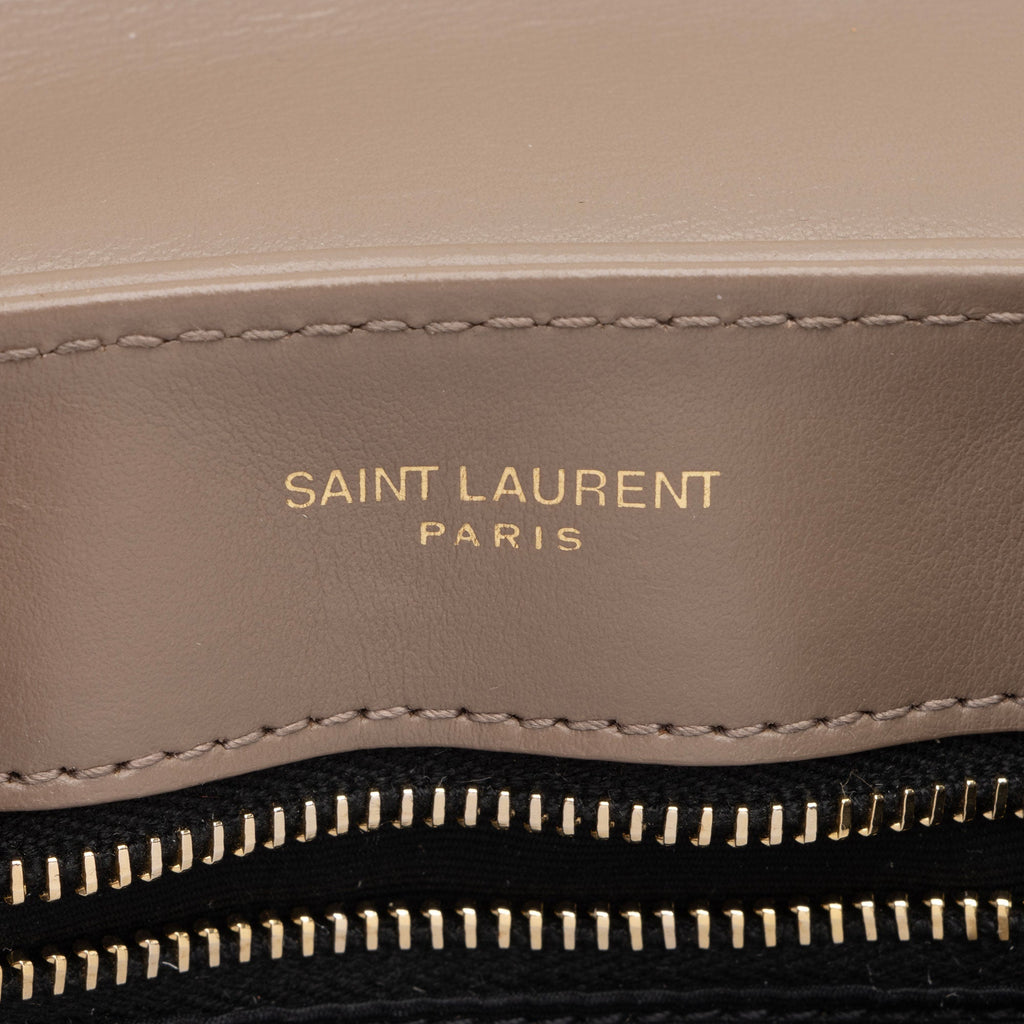 Saint Laurent Matelasse Calfskin Monogram LouLou Toy Crossbody Bag (SHF-ldIeOn)