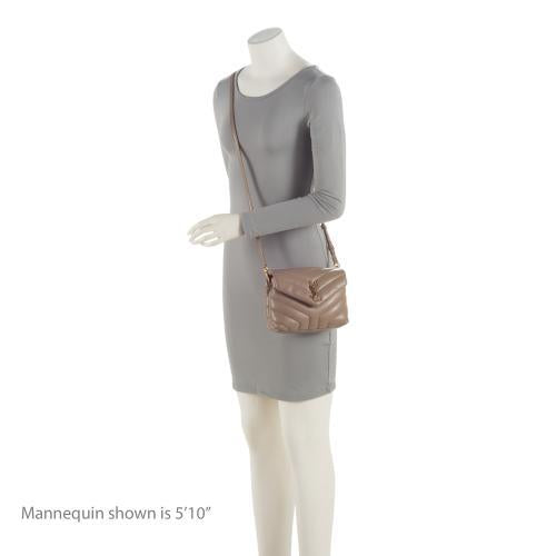 Saint Laurent Matelasse Calfskin Monogram LouLou Toy Crossbody Bag (SHF-ldIeOn)