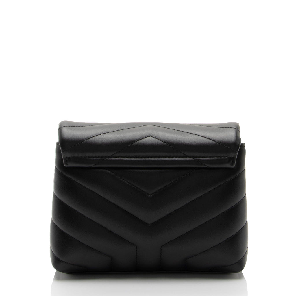 Saint Laurent Matelasse Calfskin Monogram LouLou Toy Crossbody Bag (SHF-6p3TFw)