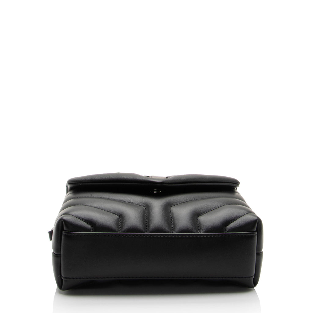 Saint Laurent Matelasse Calfskin Monogram LouLou Toy Crossbody Bag (SHF-6p3TFw)
