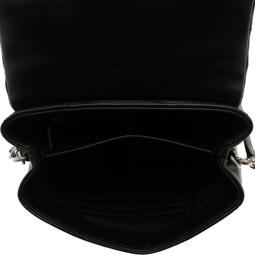 Saint Laurent Matelasse Calfskin Monogram LouLou Toy Crossbody Bag (SHF-6p3TFw)