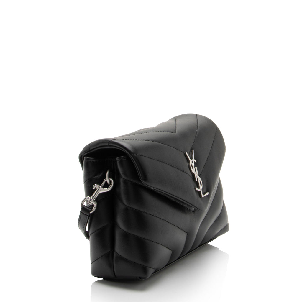 Saint Laurent Matelasse Calfskin Monogram LouLou Toy Crossbody Bag (SHF-6p3TFw)