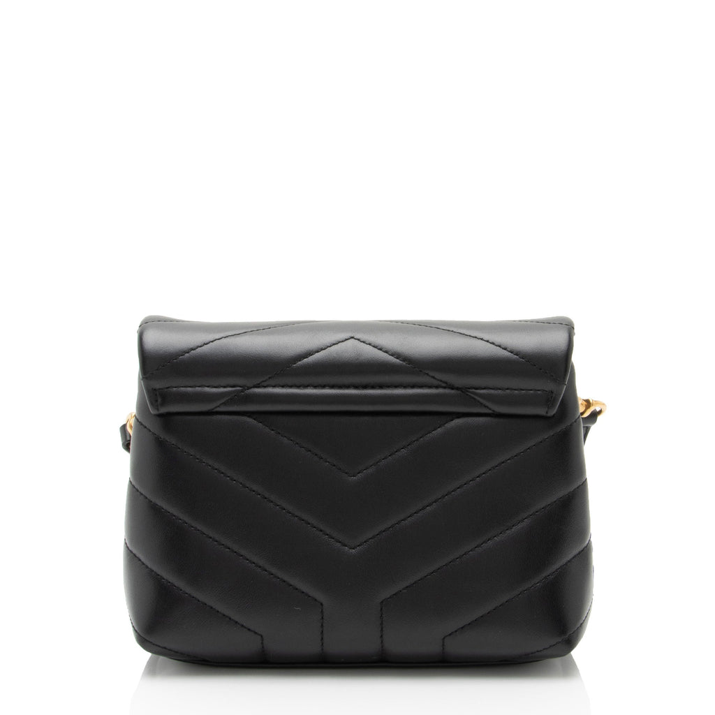 Saint Laurent Matelasse Calfskin Monogram LouLou Toy Crossbody Bag (SHF-4hU5Ge)