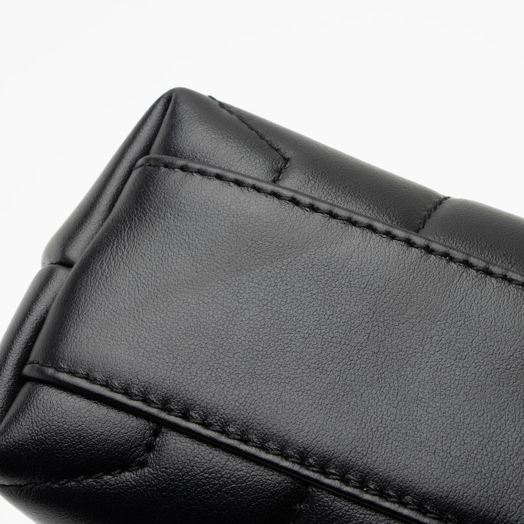 Saint Laurent Matelasse Calfskin Monogram LouLou Toy Crossbody Bag (SHF-4hU5Ge)
