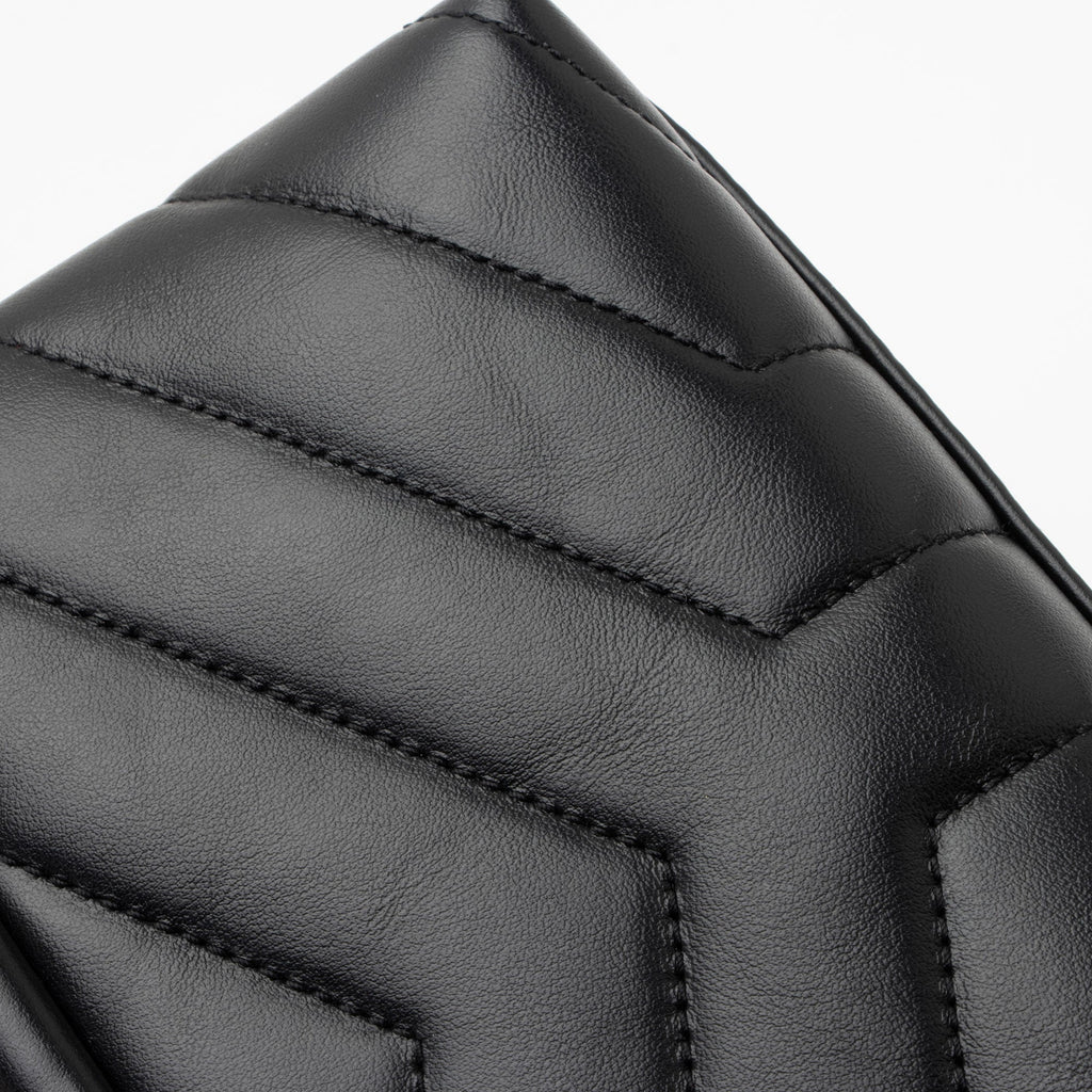 Saint Laurent Matelasse Calfskin Monogram LouLou Toy Crossbody Bag (SHF-4hU5Ge)