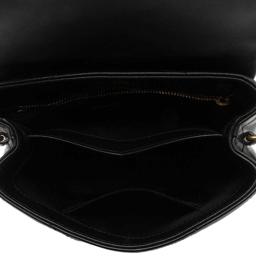Saint Laurent Matelasse Calfskin Monogram LouLou Toy Crossbody Bag (SHF-4hU5Ge)