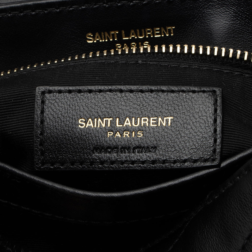Saint Laurent Matelasse Calfskin Monogram LouLou Toy Crossbody Bag (SHF-4hU5Ge)