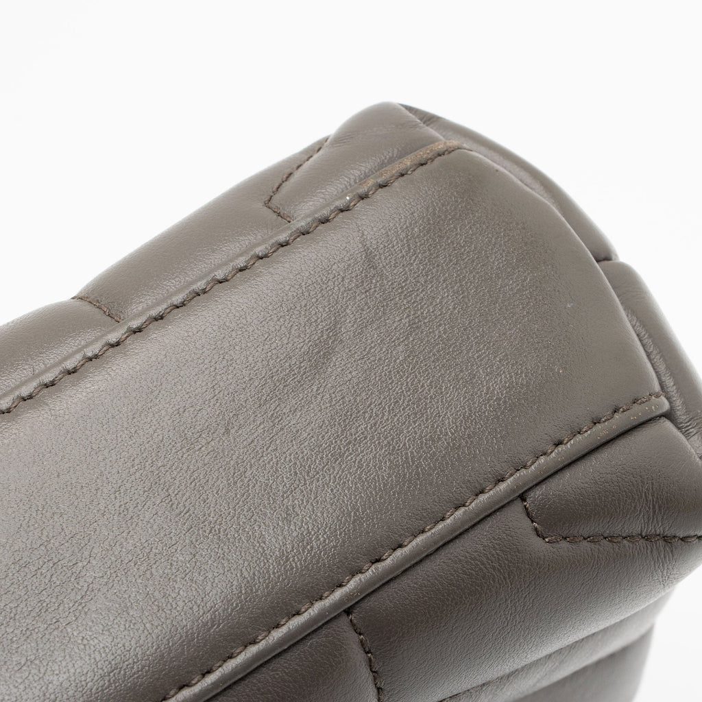 Saint Laurent Matelasse Calfskin Monogram LouLou Toy Crossbody Bag (SHF-I57Zyw)