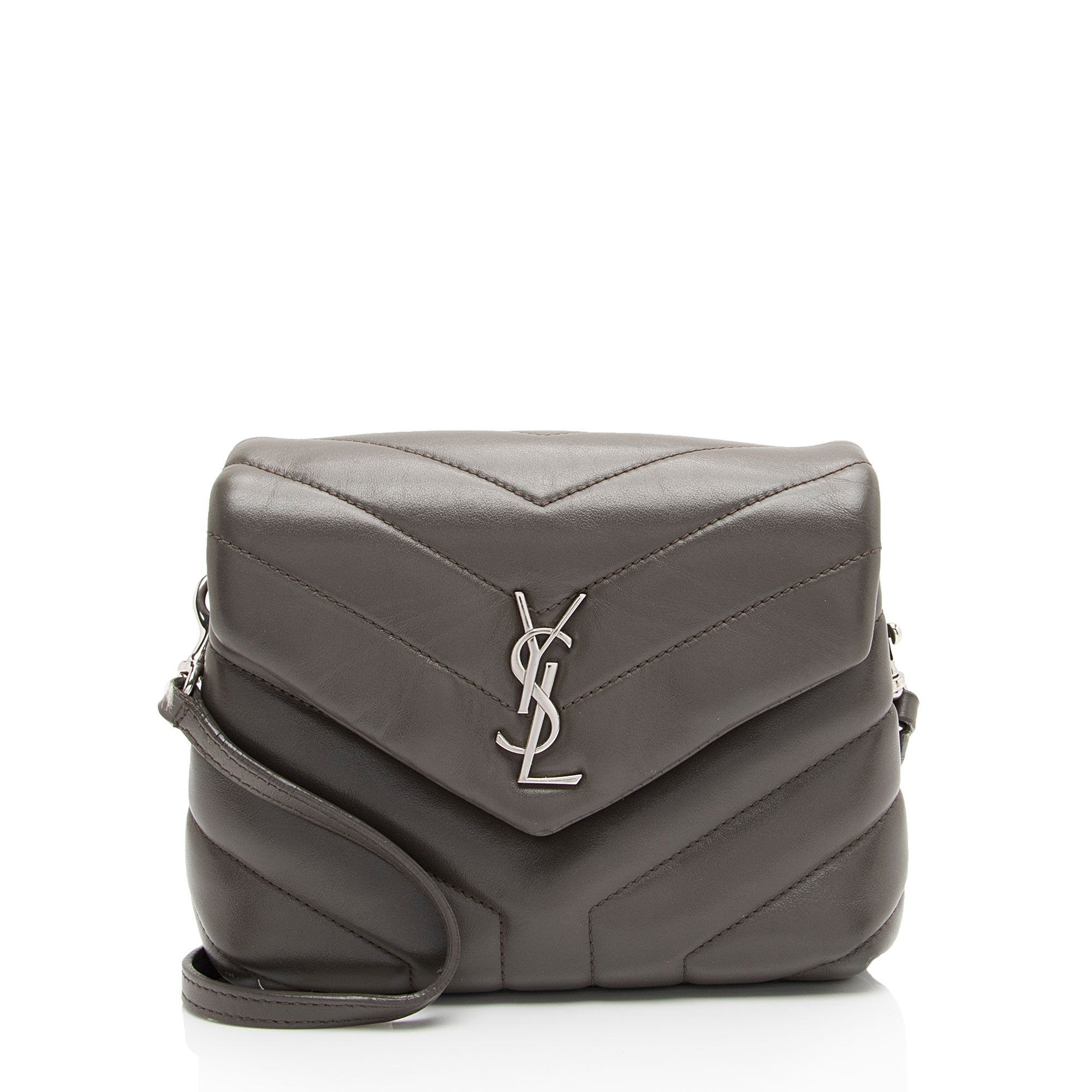 Saint Laurent Matelasse Calfskin Monogram LouLou Toy Crossbody Bag (SHF-I57Zyw)