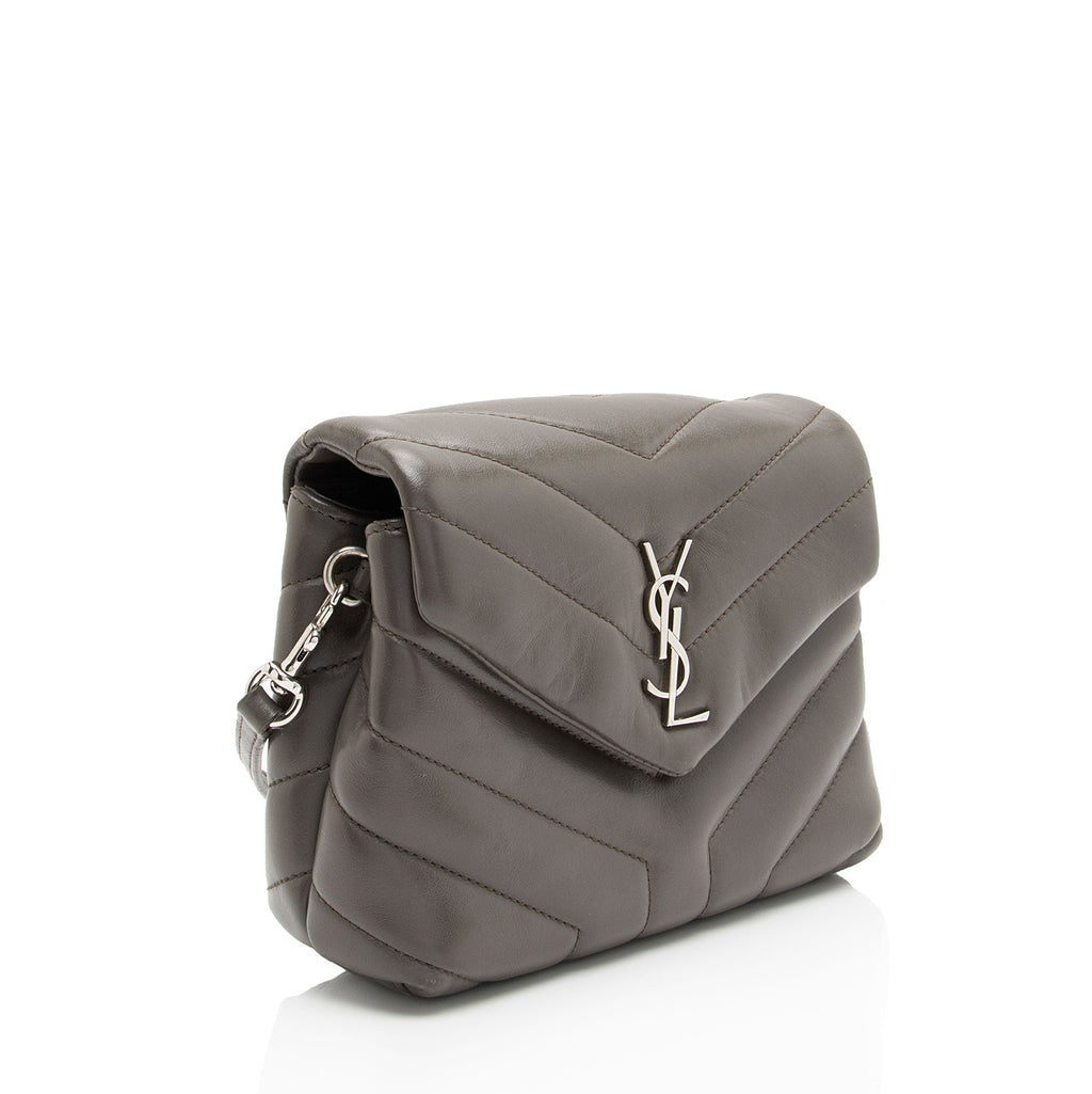Saint Laurent Matelasse Calfskin Monogram LouLou Toy Crossbody Bag (SHF-I57Zyw)