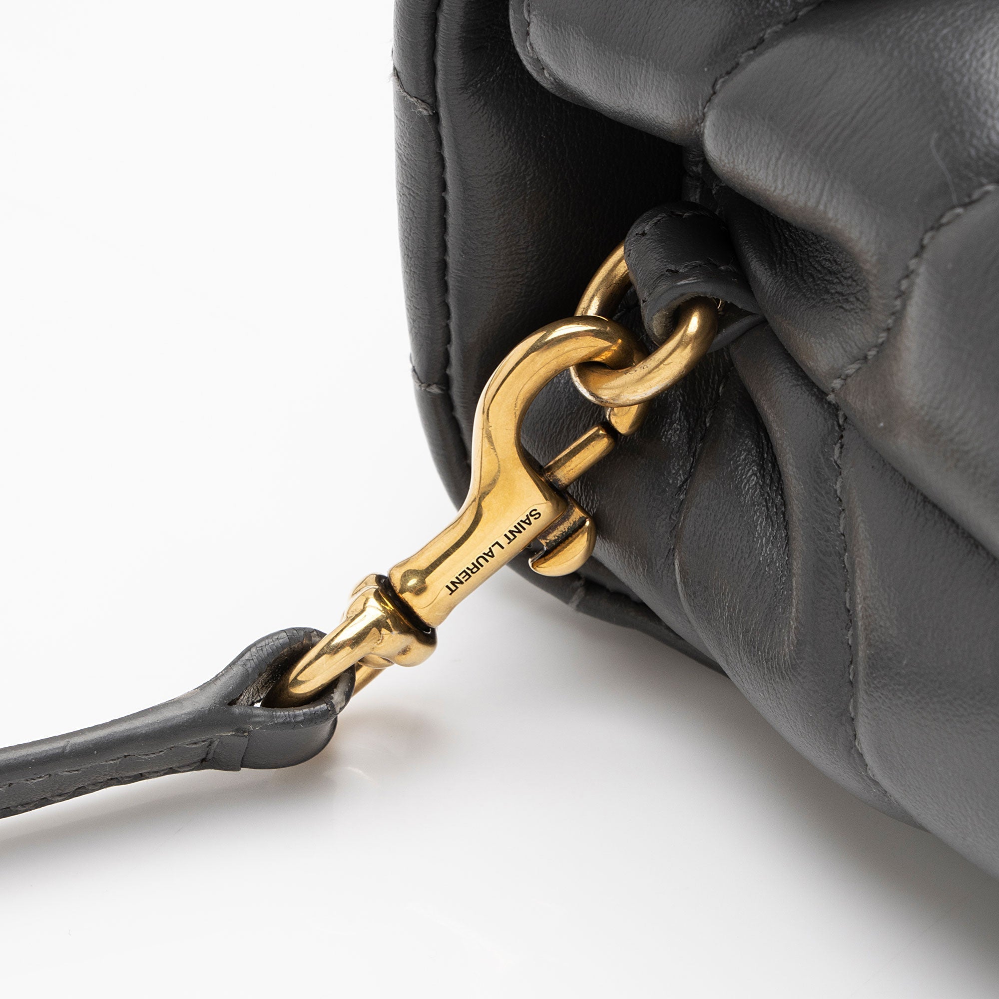 Saint Laurent Matelasse Calfskin Monogram LouLou Toy Crossbody Bag (SHF-P5Bzym)