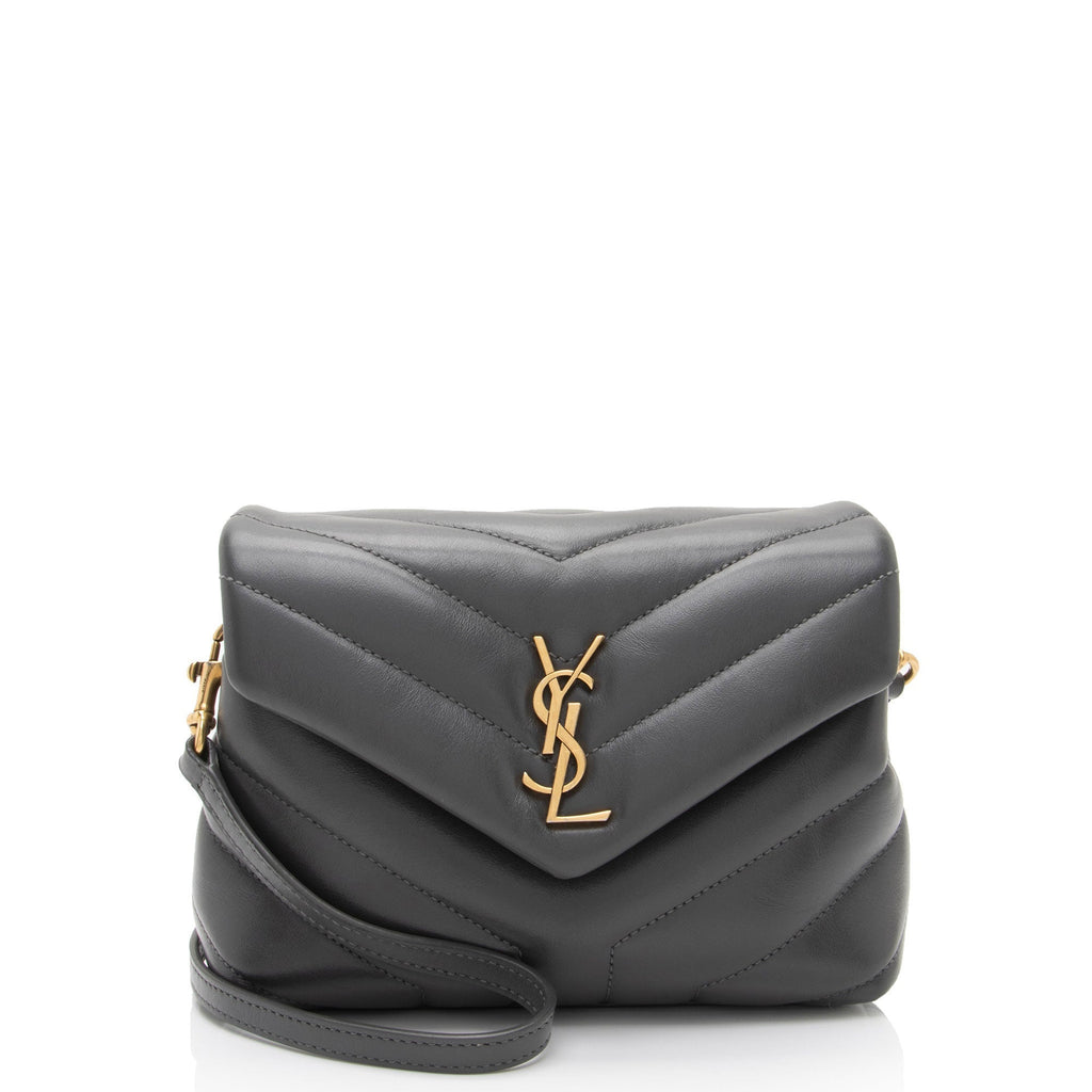 Saint Laurent Matelasse Calfskin Monogram LouLou Toy Crossbody Bag (SHF-P5Bzym)