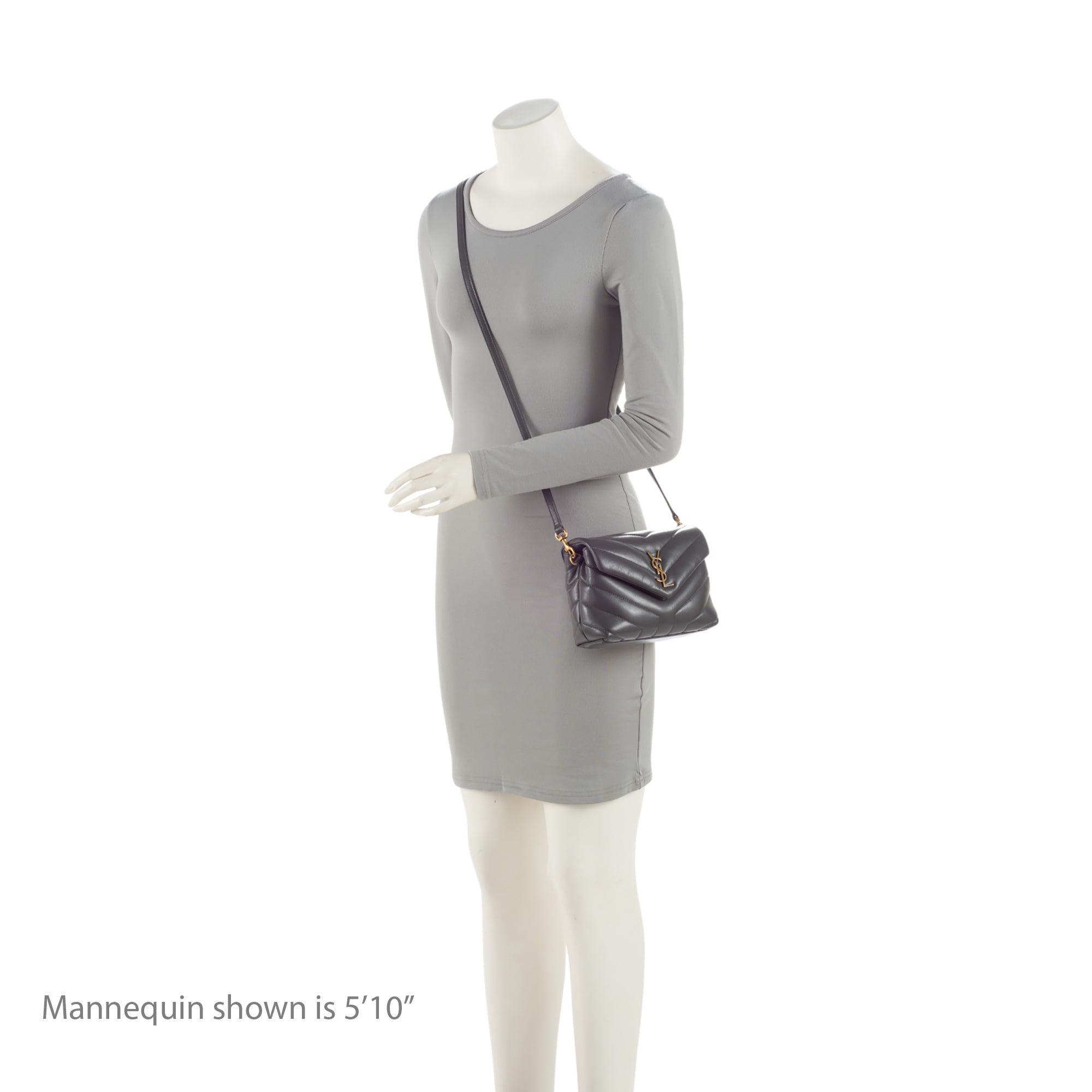 Saint Laurent Matelasse Calfskin Monogram LouLou Toy Crossbody Bag (SHF-P5Bzym)