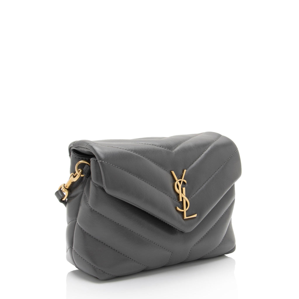 Saint Laurent Matelasse Calfskin Monogram LouLou Toy Crossbody Bag (SHF-P5Bzym)