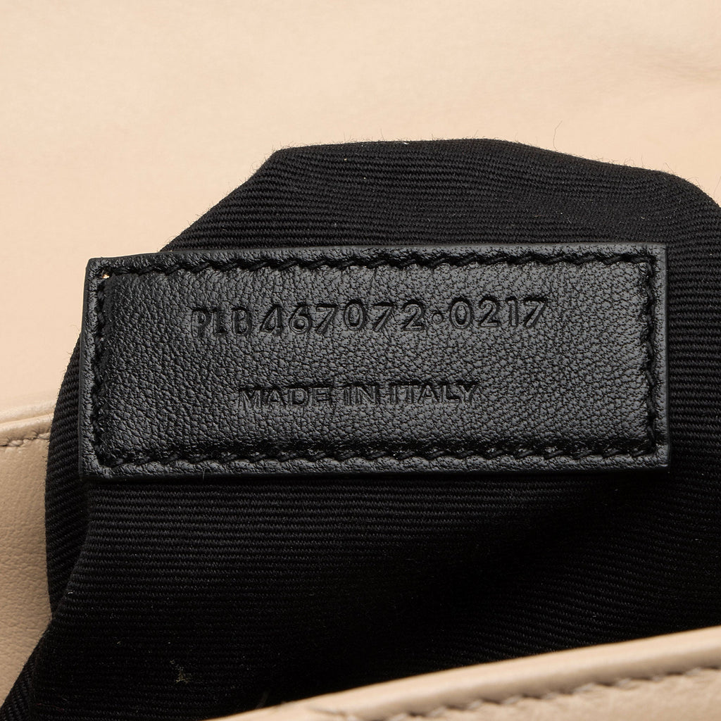 Saint Laurent Matelasse Calfskin Monogram LouLou Toy Crossbody Bag (SHF-arg7wt)