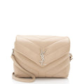 Saint Laurent Matelasse Calfskin Monogram LouLou Toy Crossbody Bag (SHF-arg7wt)