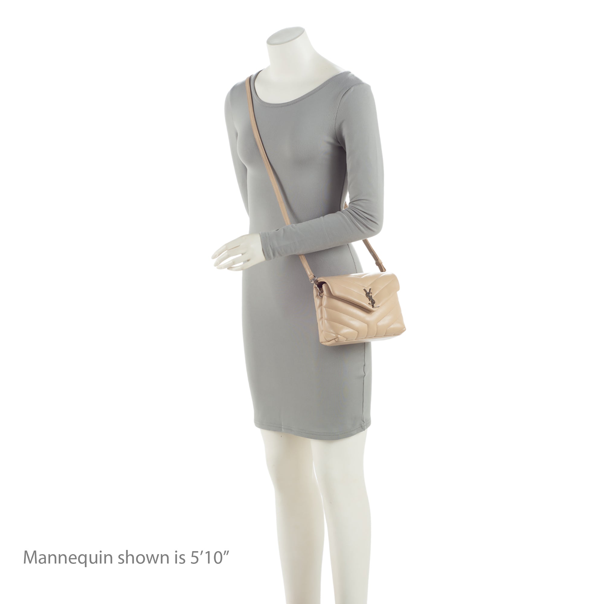 Saint Laurent Matelasse Calfskin Monogram LouLou Toy Crossbody Bag (SHF-arg7wt)