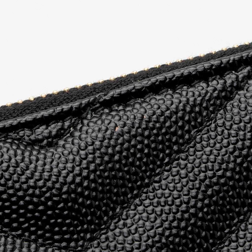 Saint Laurent Matelasse Grain de Poudre Monogram Bill Pouch (SHF-ikSGxC)