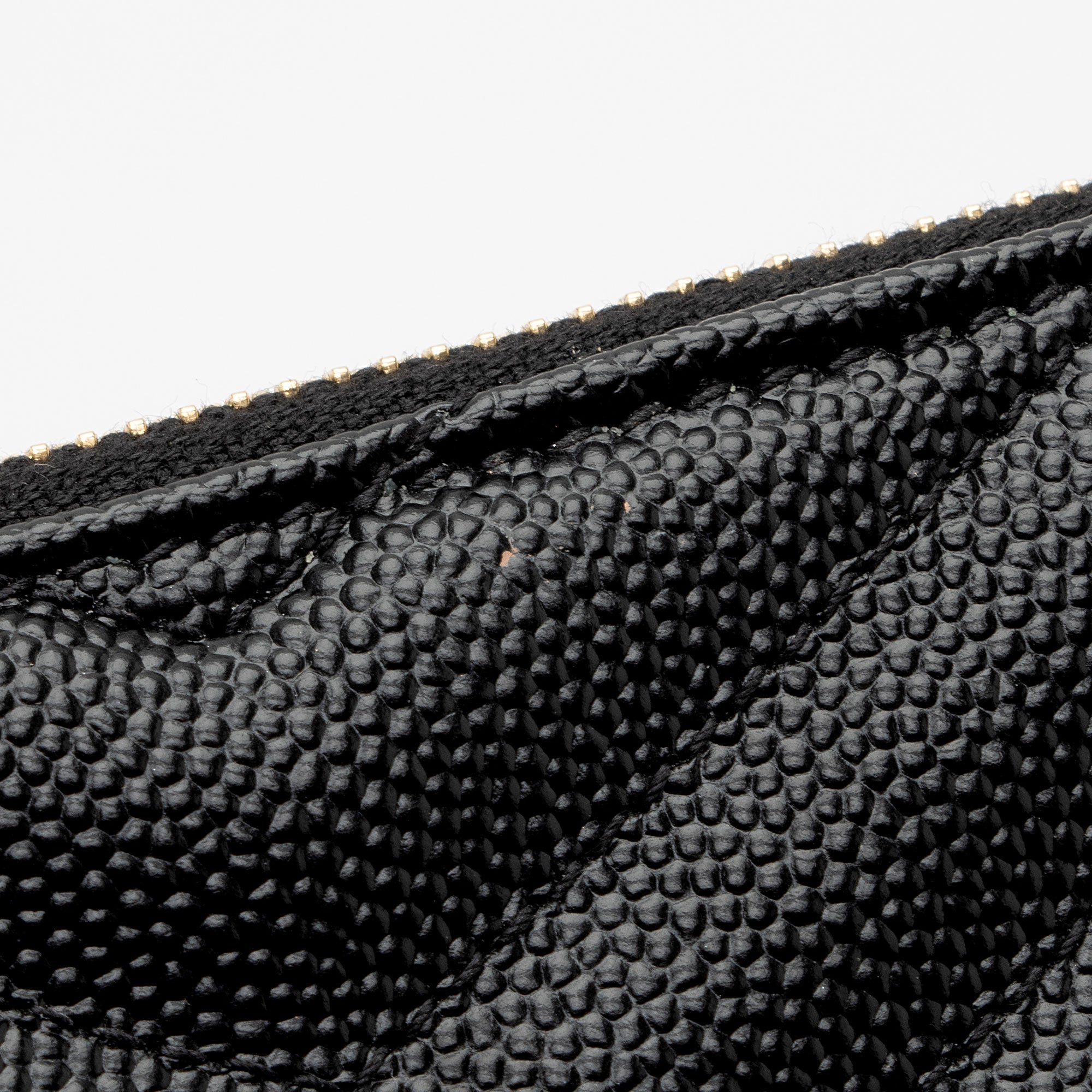 Saint Laurent Matelasse Grain de Poudre Monogram Bill Pouch (SHF-ikSGxC)