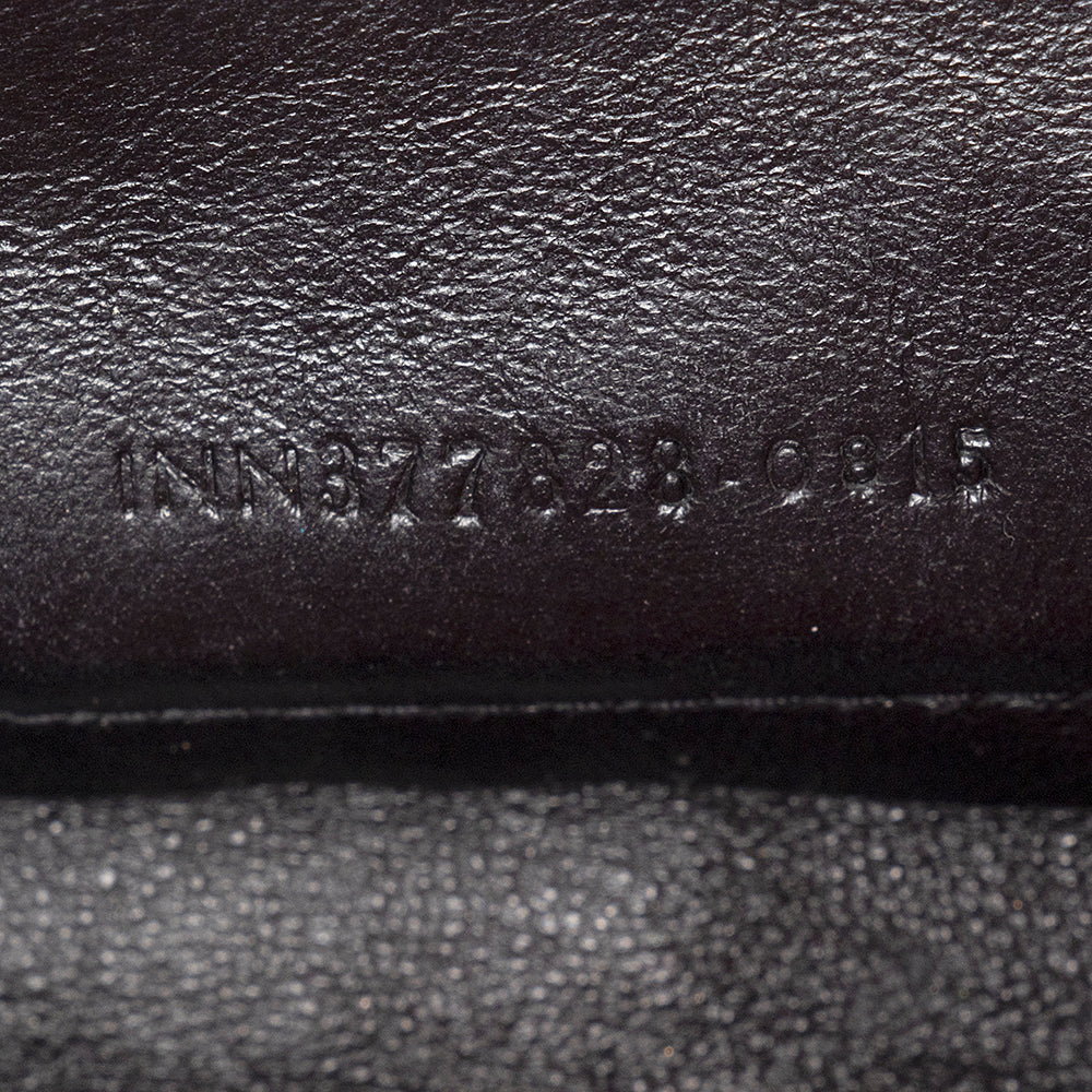 Saint Laurent Matelasse Grain de Poudre Monogram Chain Wallet (SHF-19387)