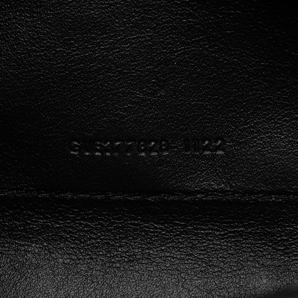 Saint Laurent Matelasse Grain de Poudre Monogram Chain Wallet (SHF-VLaP1U)
