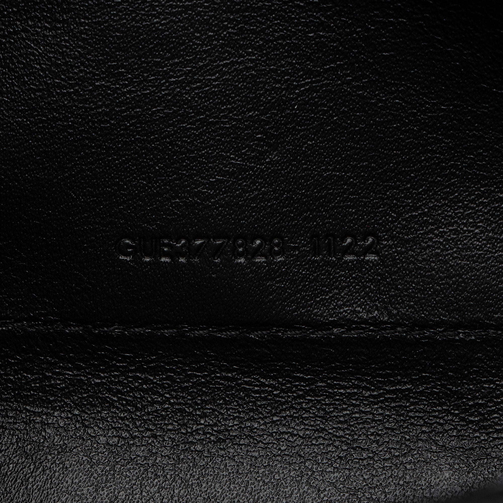Saint Laurent Matelasse Grain de Poudre Monogram Chain Wallet (SHF-VLaP1U)