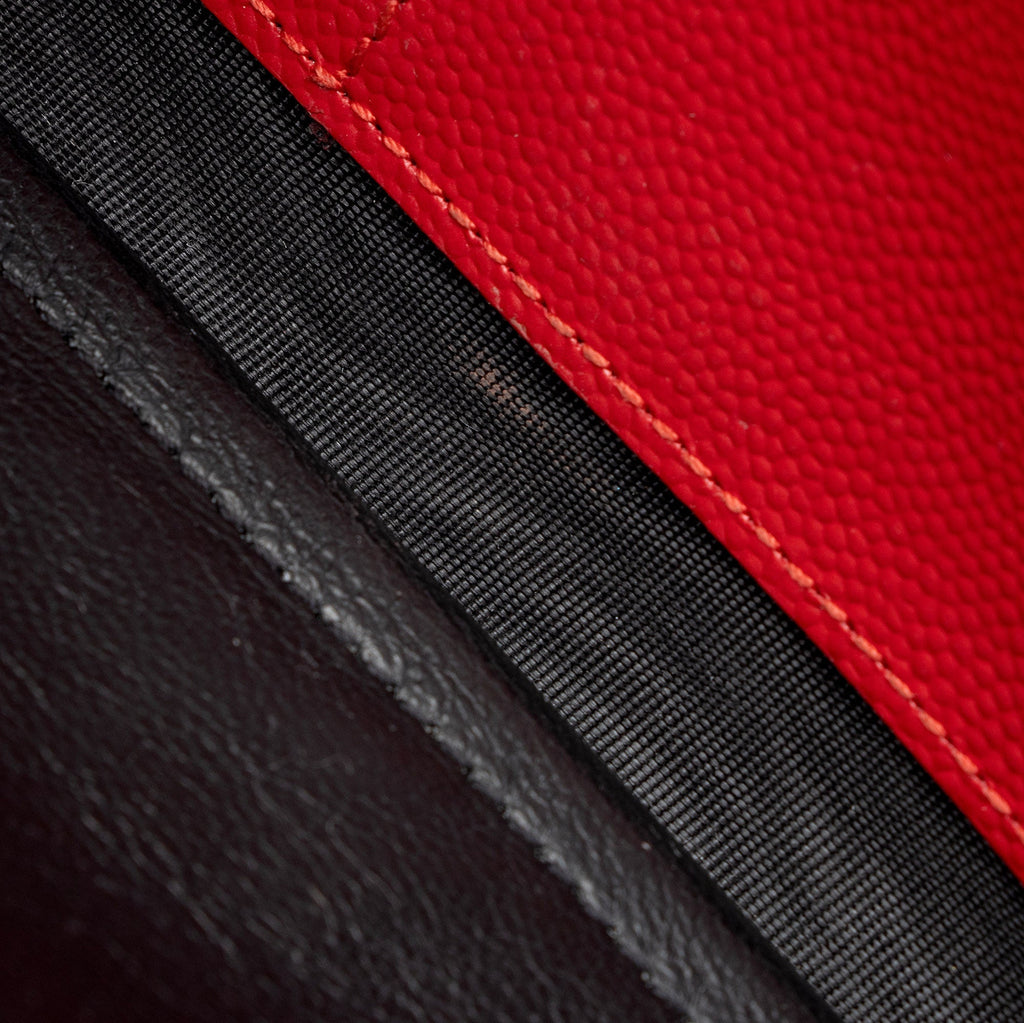 Saint Laurent Matelasse Grain de Poudre Monogram Chain Wallet (SHF-RDpK3X)