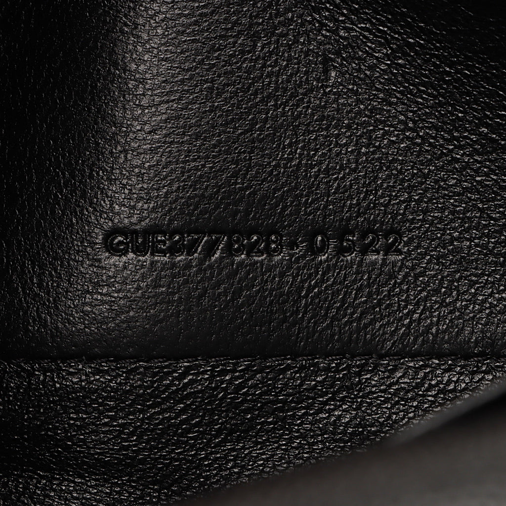 Saint Laurent Matelasse Grain de Poudre Monogram Chain Wallet (SHF-RiSHS0)