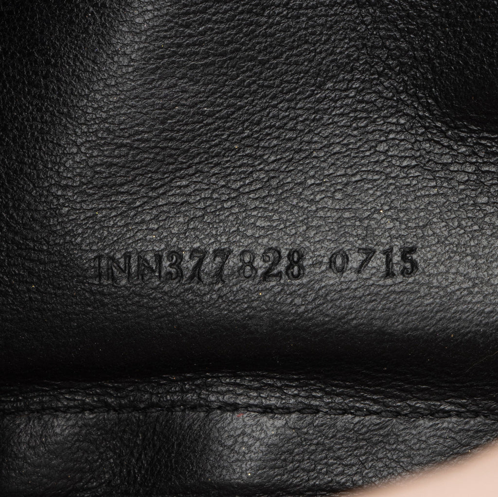 Saint Laurent Matelasse Grain de Poudre Monogram Chain Wallet (SHF-hbOqZ2)