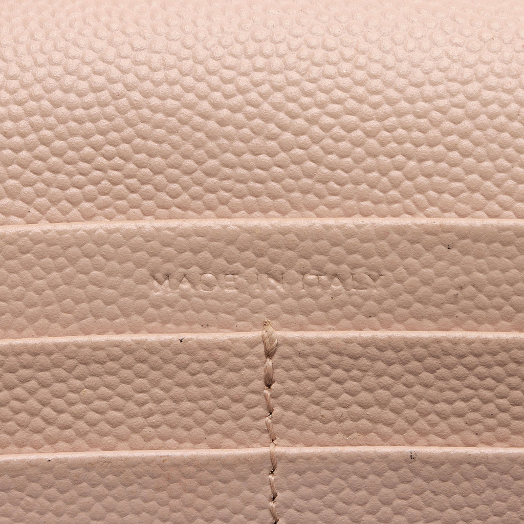 Saint Laurent Matelasse Grain de Poudre Monogram Chain Wallet (SHF-hbOqZ2)