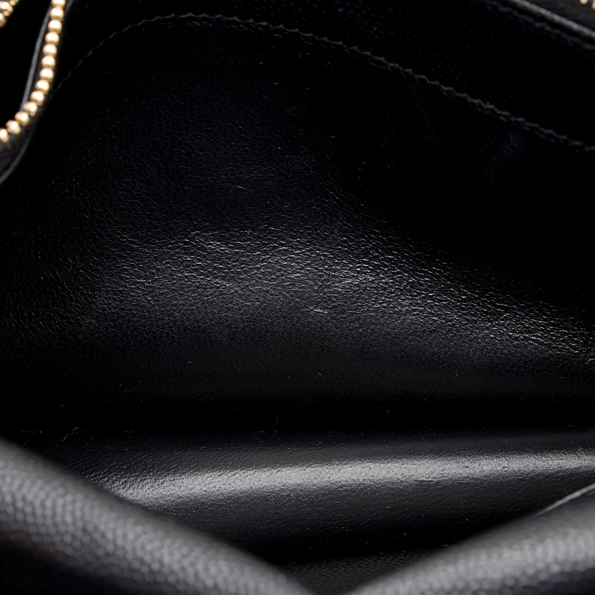 Saint Laurent Matelasse Grain de Poudre Monogram Envelope Chain Wallet (SHF-bXElvR)